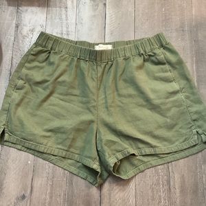 Madewell Olive Green Pull-on Short